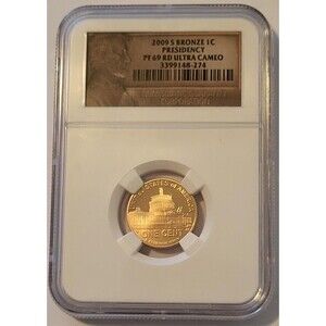 2009 S Lincoln Bicentennial Cent Presidency Proof PF69 RED UC NGC Portrait Label